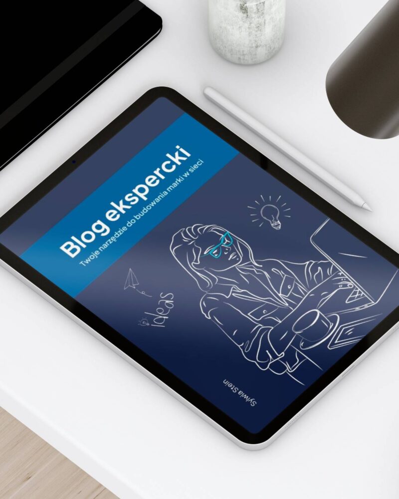 ebook-blog E-book "Blog ekspercki. Twoje narzędzie do budowania marki w sieci"